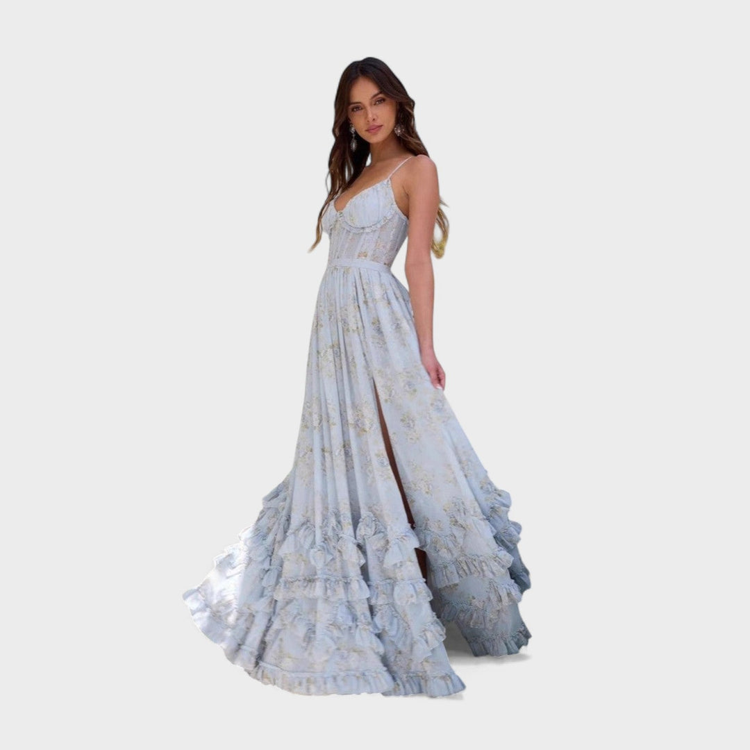 Florência - Robe longue bohème fendue
