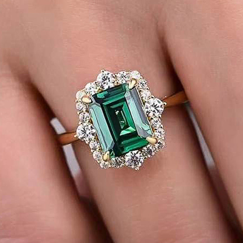 Émeraude Royale - Bague Élégante