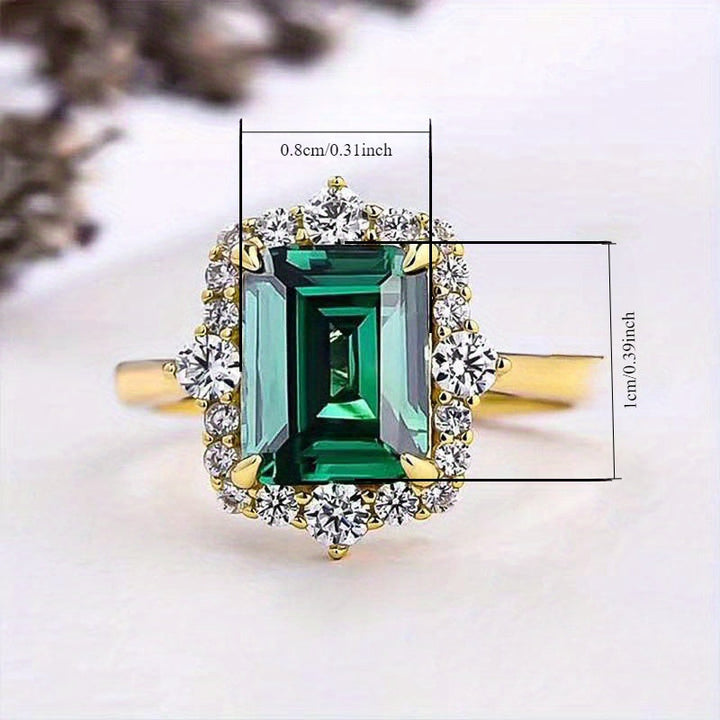 Émeraude Royale - Bague Élégante