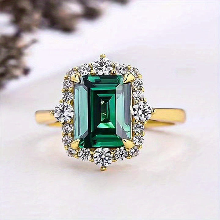 Émeraude Royale - Bague Élégante
