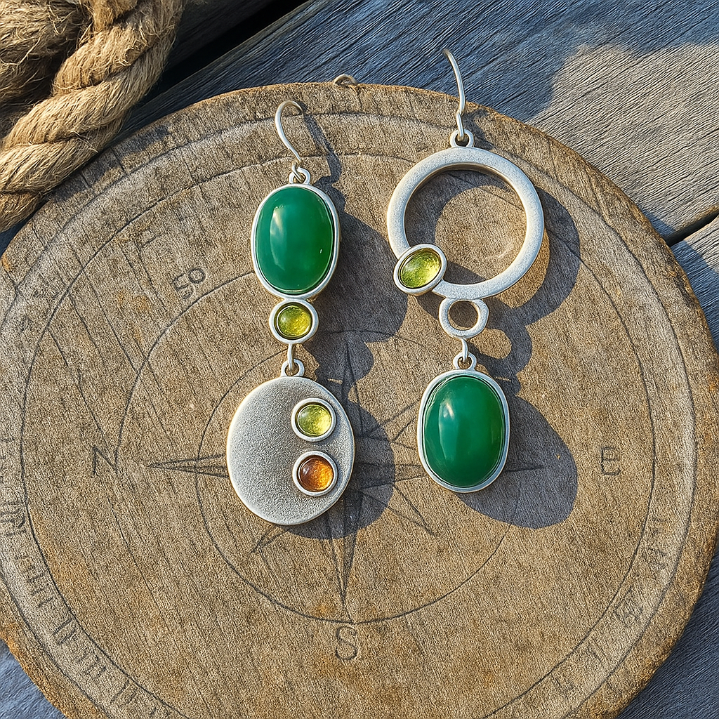 Boucles d’oreilles pendantes Sabrina en argent