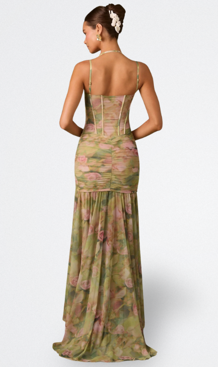Isamara - Robe Longue avec Corsage