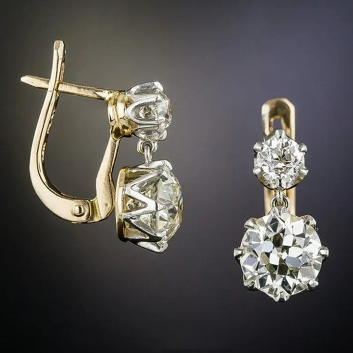 Boucles d'oreilles en Zircon d'Europe et d'Amérique