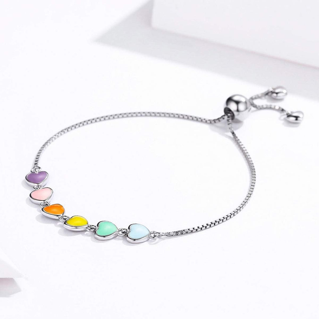 Bracelet en argent avec motif de patte – Taille ajustable