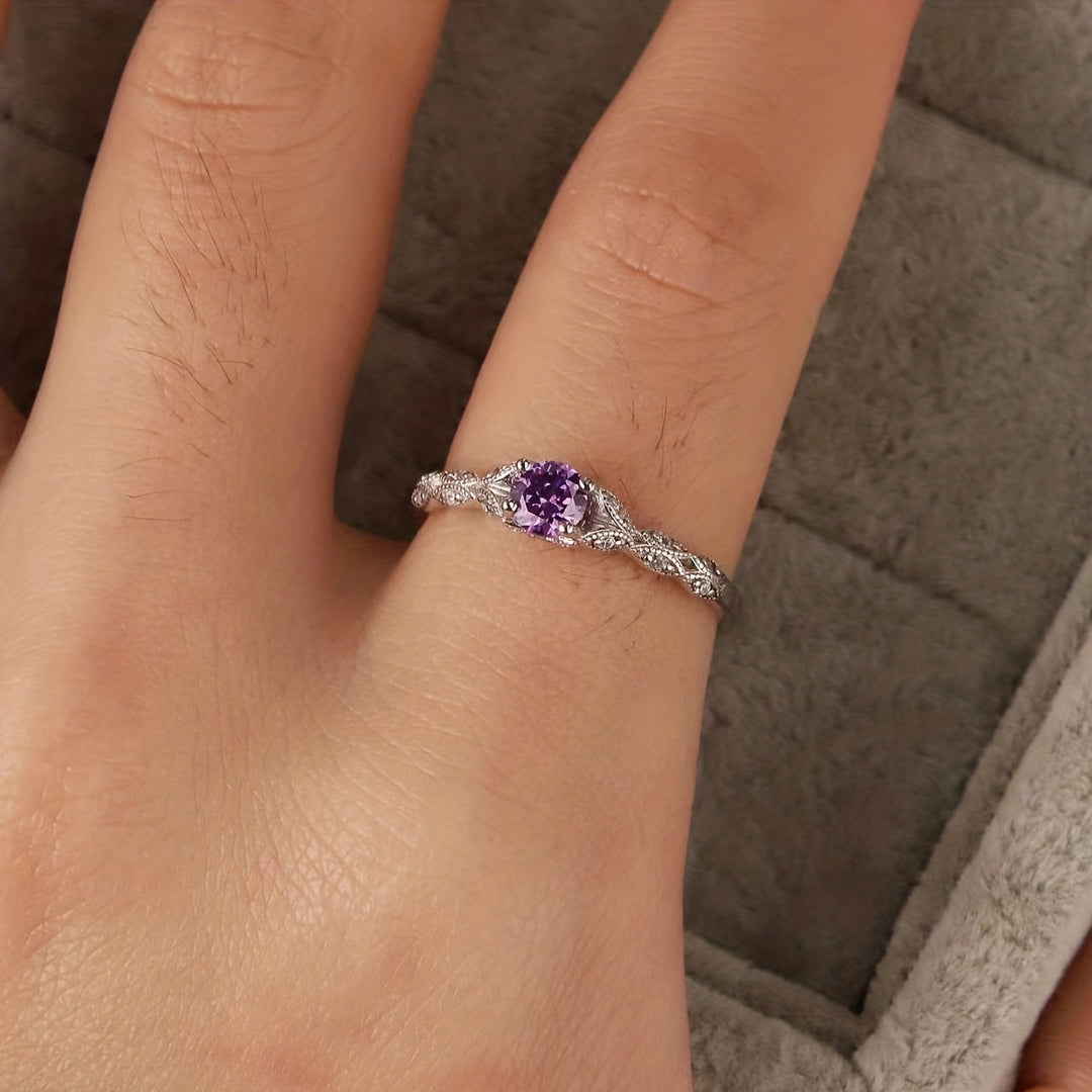 Bague Brigitte en Améthyste