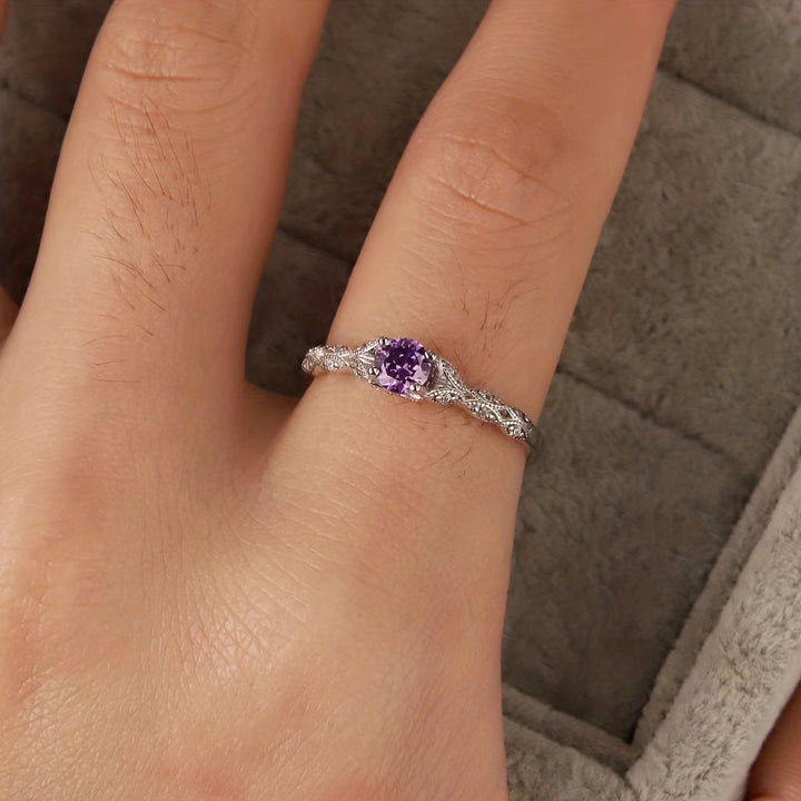 Bague Brigitte en Améthyste