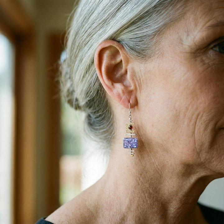 Anciennes Boucles d'Oreilles Vintage