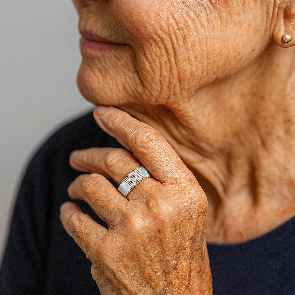 Bague Boho avec Fils Dorés