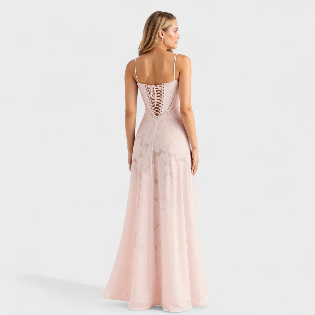 Verona - Robe maxi en dentelle florale