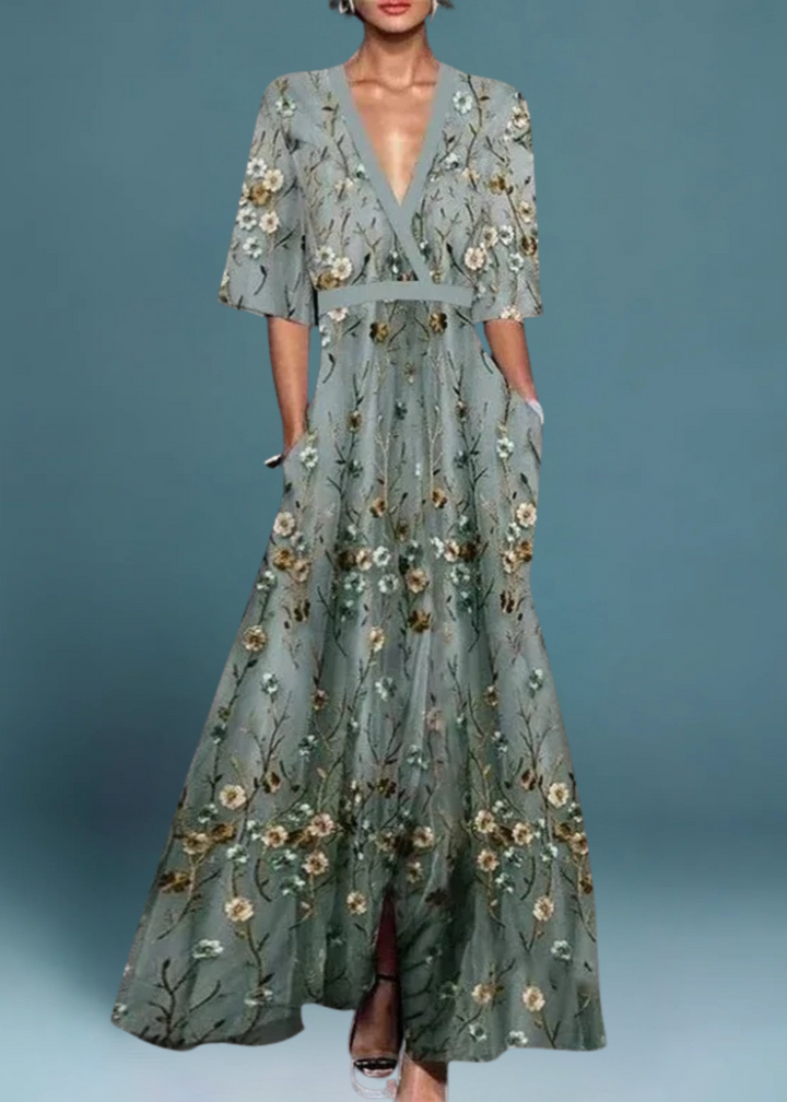 Rute - Robe maxi florale élégante