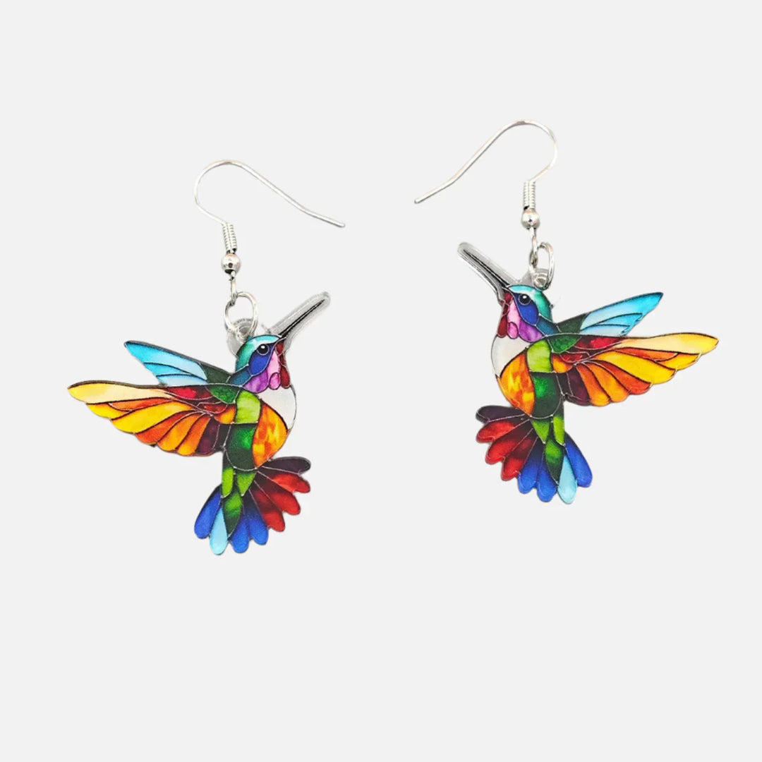 Pendantes en acrylique avec colibri