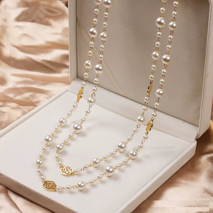 Collier Raffiné en Or avec Perle