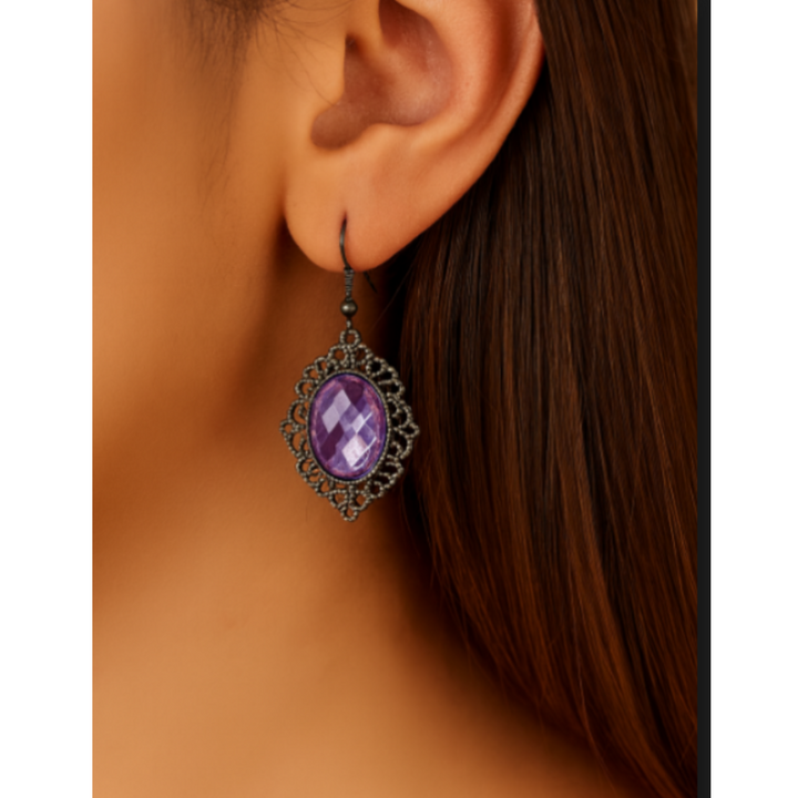 Boucles d'oreilles Améthyste Yara
