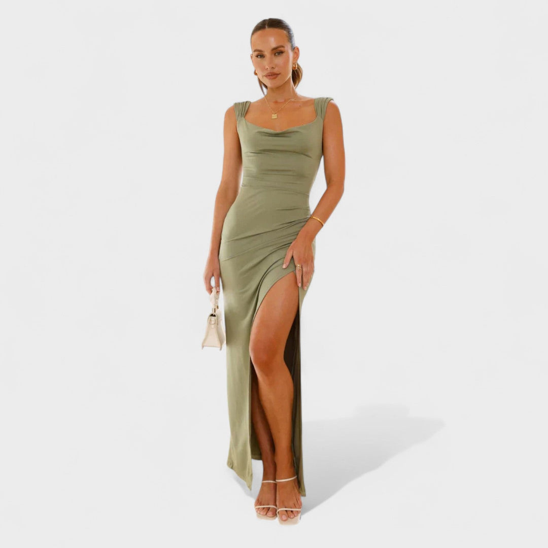 Sarela - Robe longue à dos ouvert