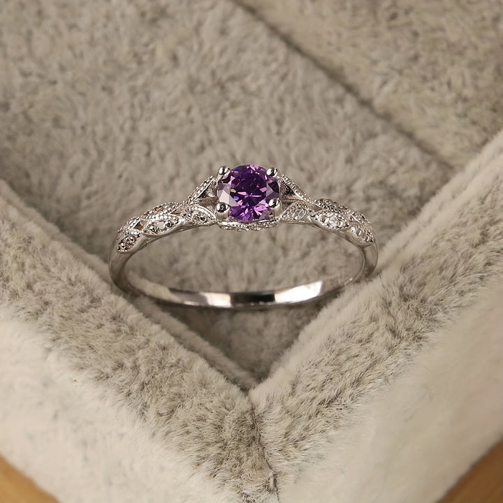 Bague Brigitte en Améthyste