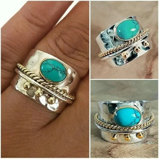 Bague Imposante – Turquoise