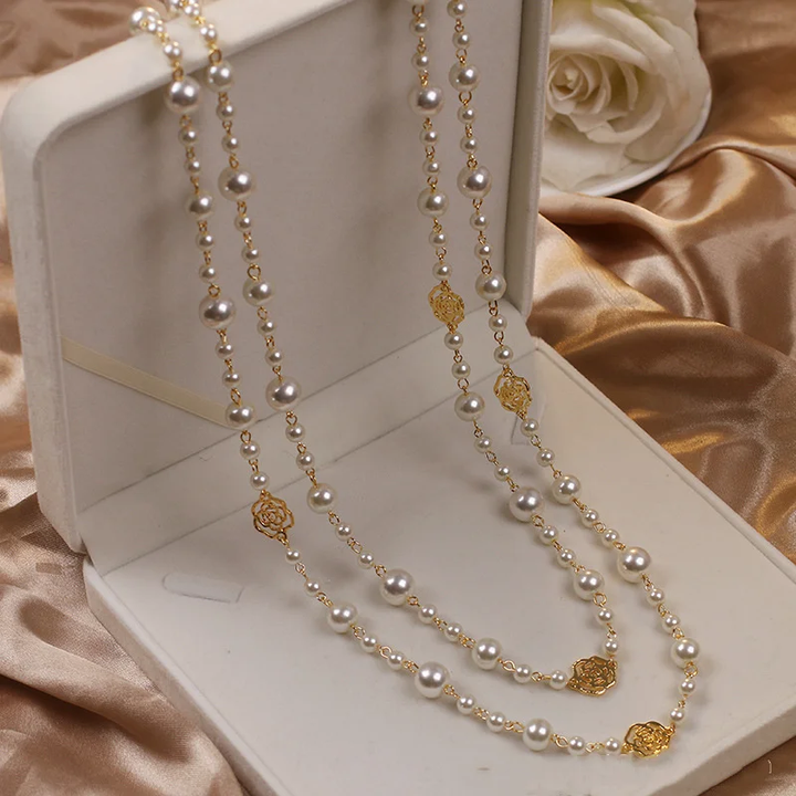 Collier Raffiné en Or avec Perle