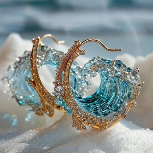Boucles d’oreilles Serment de l’Océan