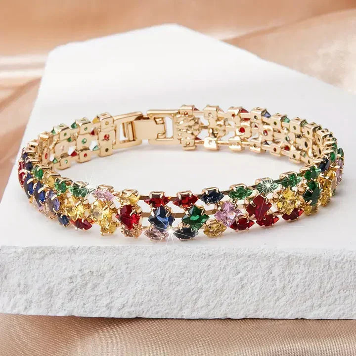 Bracelet éclatant aux couleurs vives