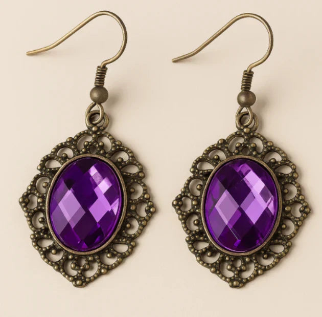 Boucles d'oreilles Améthyste Yara