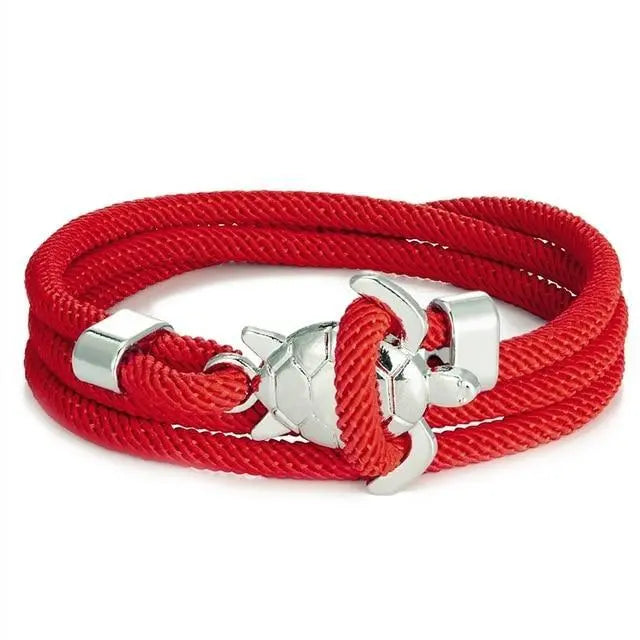Bracelet Artisanal avec Motif de Tortue Marine