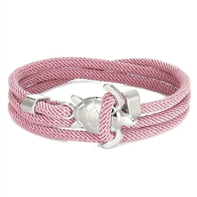 Bracelet Artisanal avec Motif de Tortue Marine