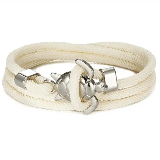 Bracelet Artisanal avec Motif de Tortue Marine